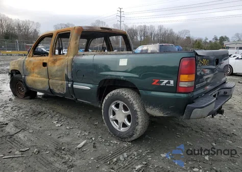 2002 GMC New Sierra K1500 из США, поврежденный, VIN 2GTEK19T121200895